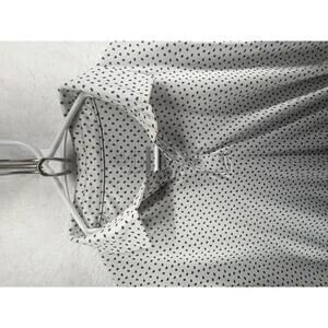 Swannies Golf Polo Floral White Blue Mens Large Polyester The Fox Golf Course